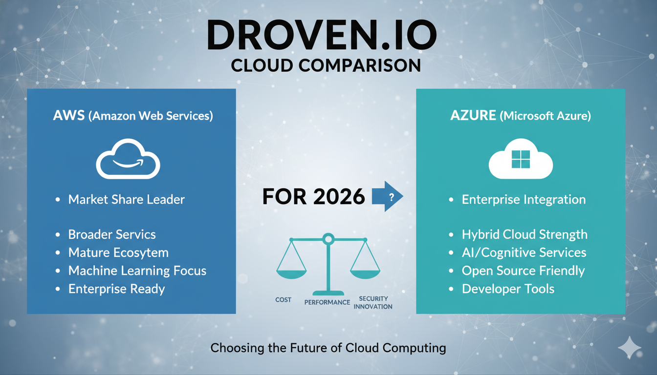 Droven io AWS vs Azure Comparison
